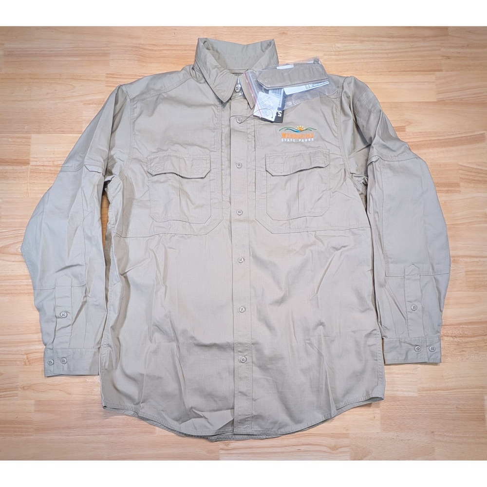 5.11 Tactical Taclite Pro LS Shirt Large Tall Khaki Missouri State Parks 72175T‎